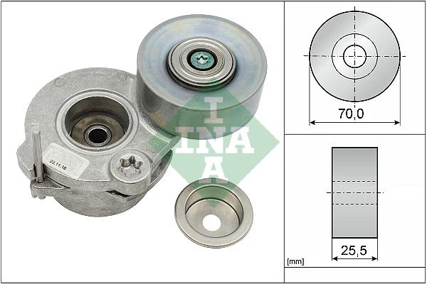 Belt Tensioner, V-ribbed belt